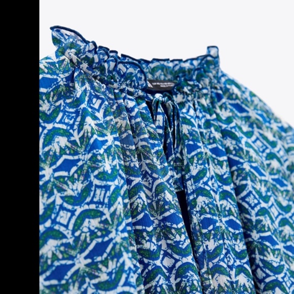 PRINTED MINI DRESS - Picture 7 of 9